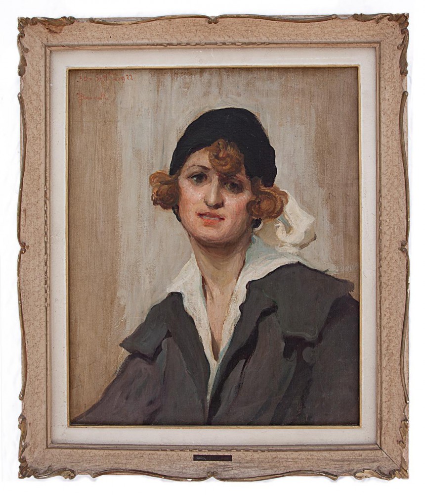 romeo bonomelli: La ragazza dal cappellino nero 1922